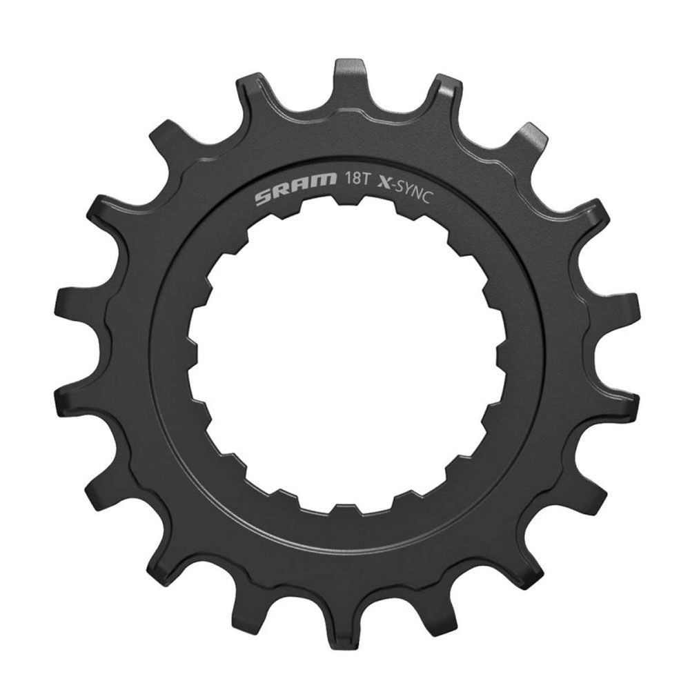 Sram Sprocket F.Bosch 18T., Acier, noir