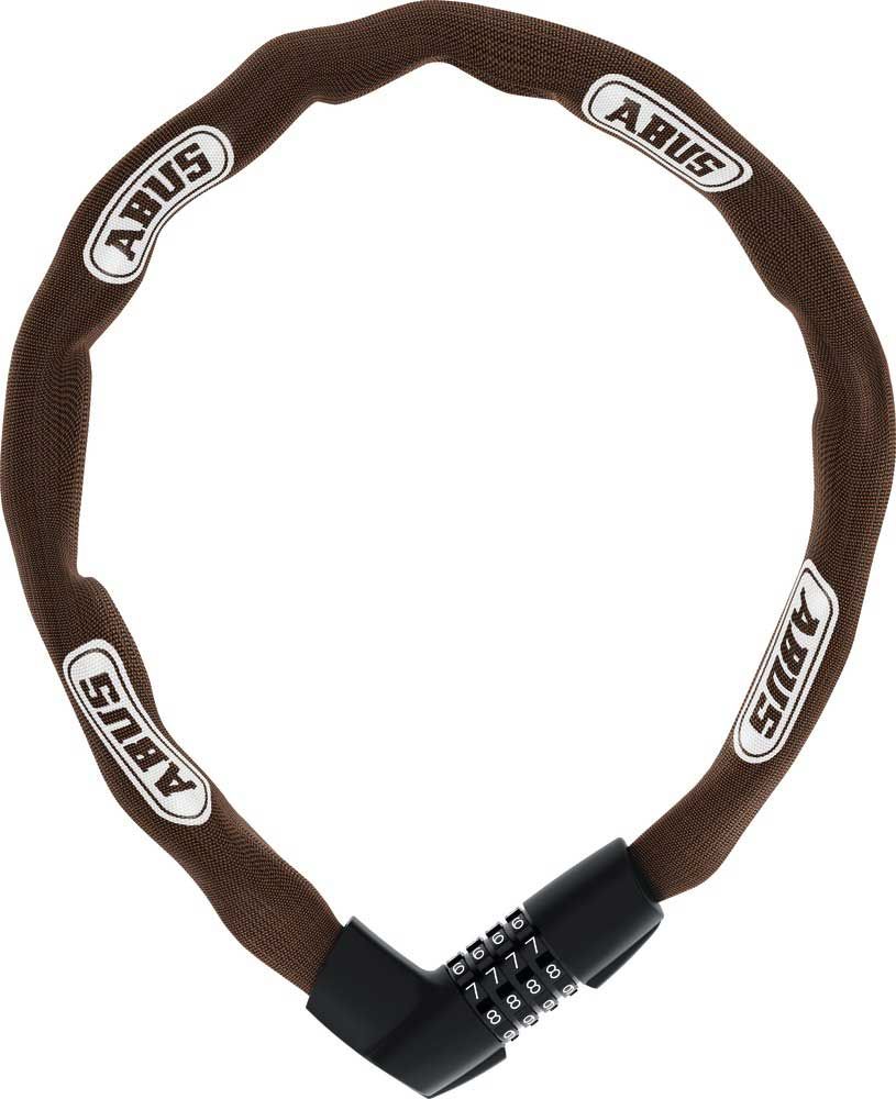 Abus chaîne antivol tresor 1385 marron 85cm