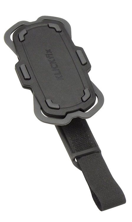 Boucle klickfix phonepad avec bande 11x6x3,8 cm noir