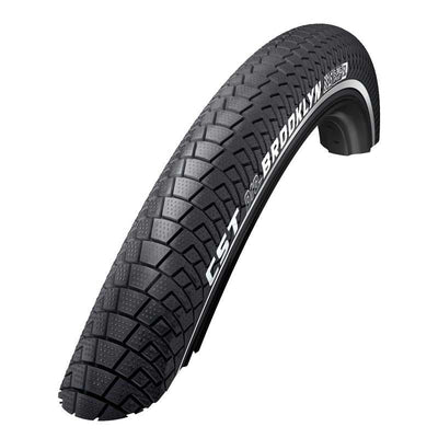 CST Tube Brooklyn 26 x 2,40 62-559 mm noir avec réflexion