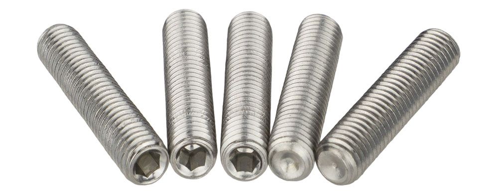 Boulon anp sans marque m5x25 hexagone din 916 acier inoxydable ds a 5