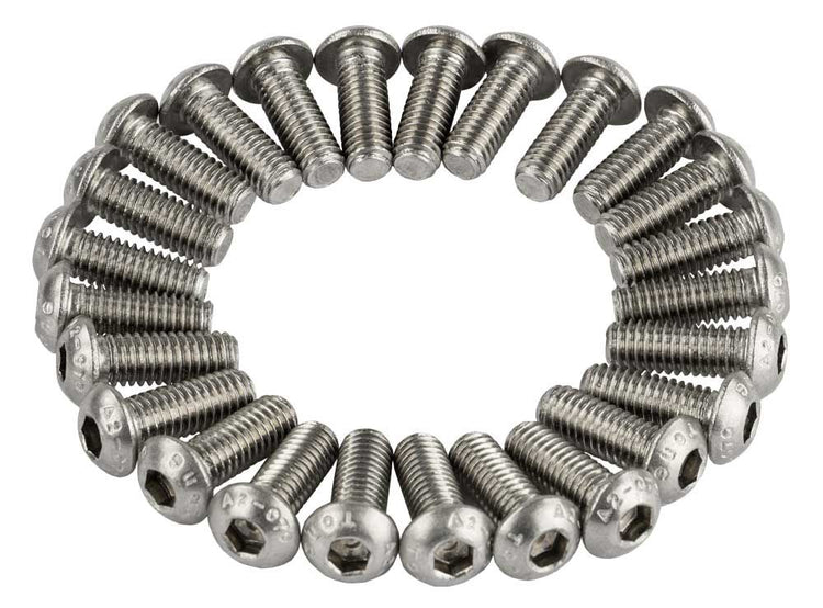 Boulon Anp m6x16 à six pans creux en acier inoxydable iso7380-1 a2-070 ds a 25