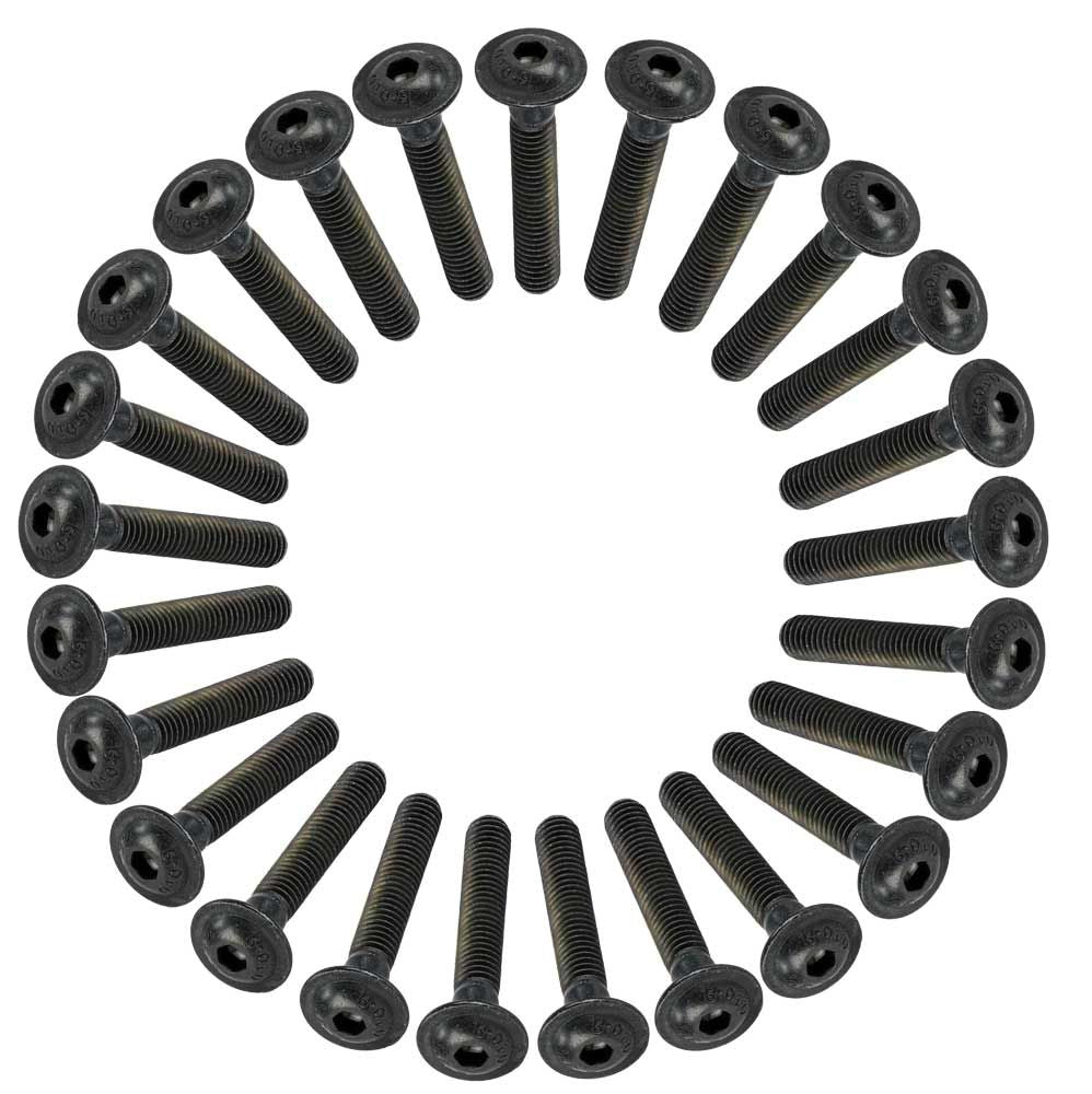 Boulon m5x30 à six pans creux iso7380-2 10,9 zinc zw ds a 25