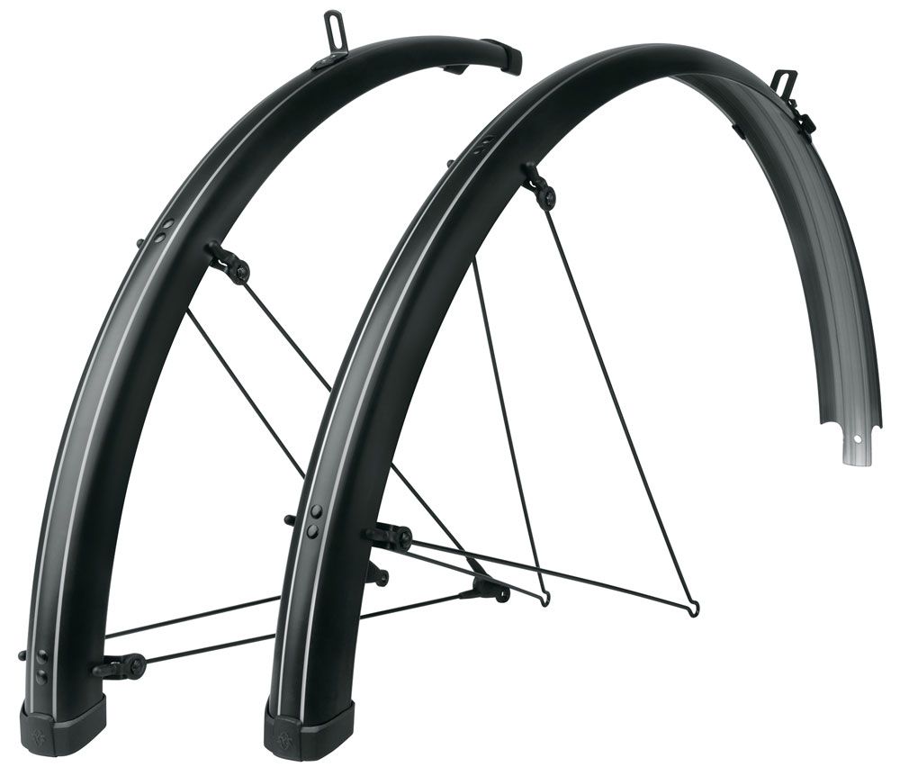 Ensemble de garde-boue SKS Bluemels Stripes 55 mm, noir