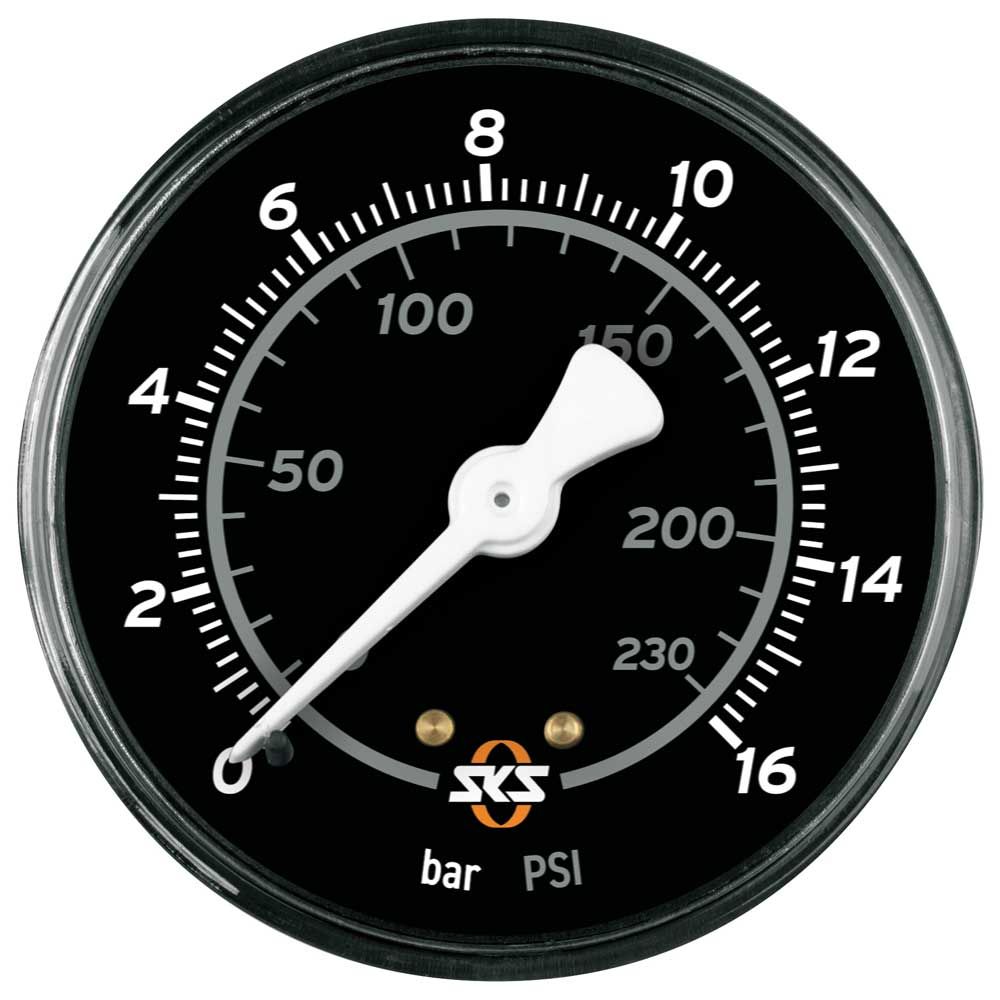 Sks pompend manomètre 63 mm 16 bar sw
