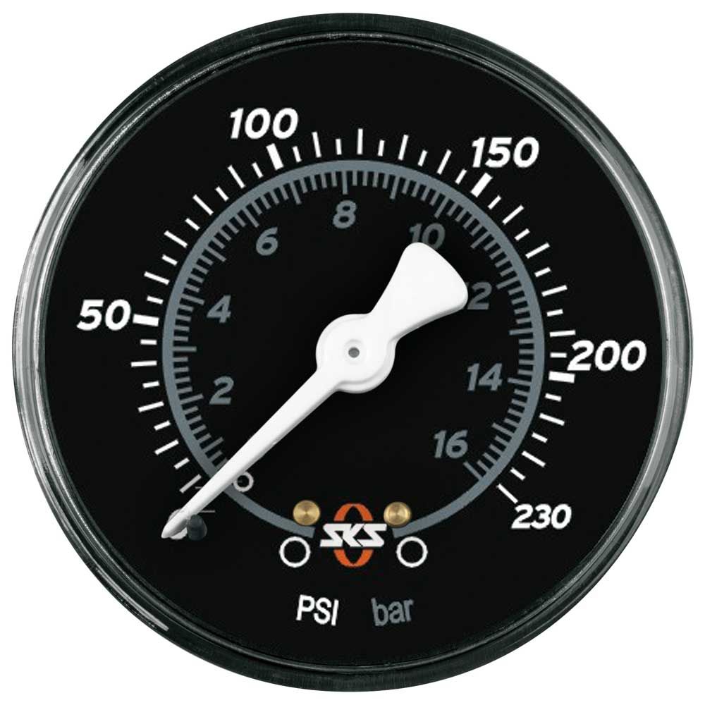 Sks pompend manomètre 63 mm 230 psi sw