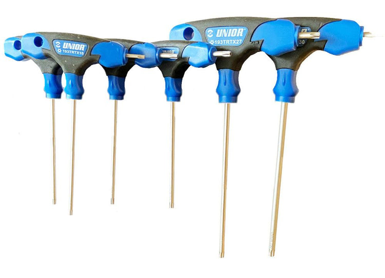 Jeu de clés torx Unior grs t modèle m trou 6 pcs