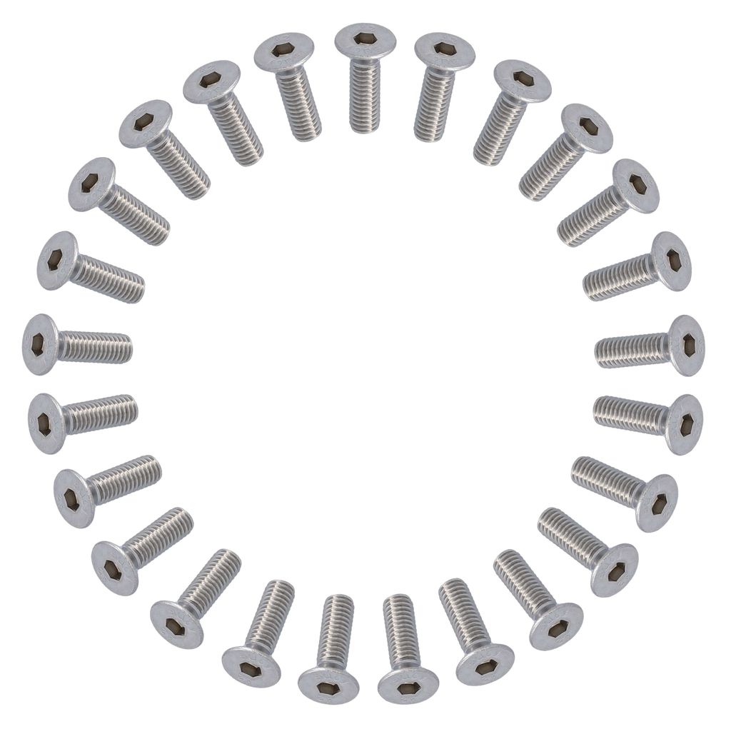Boulon Anp m6x20 à six pans creux en acier inoxydable iso10642 a2-07 ds a 25