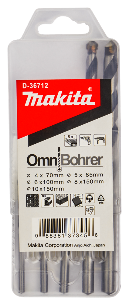 Makita accessoires multi-perceuse 5 pièces - d-36712 d-36712