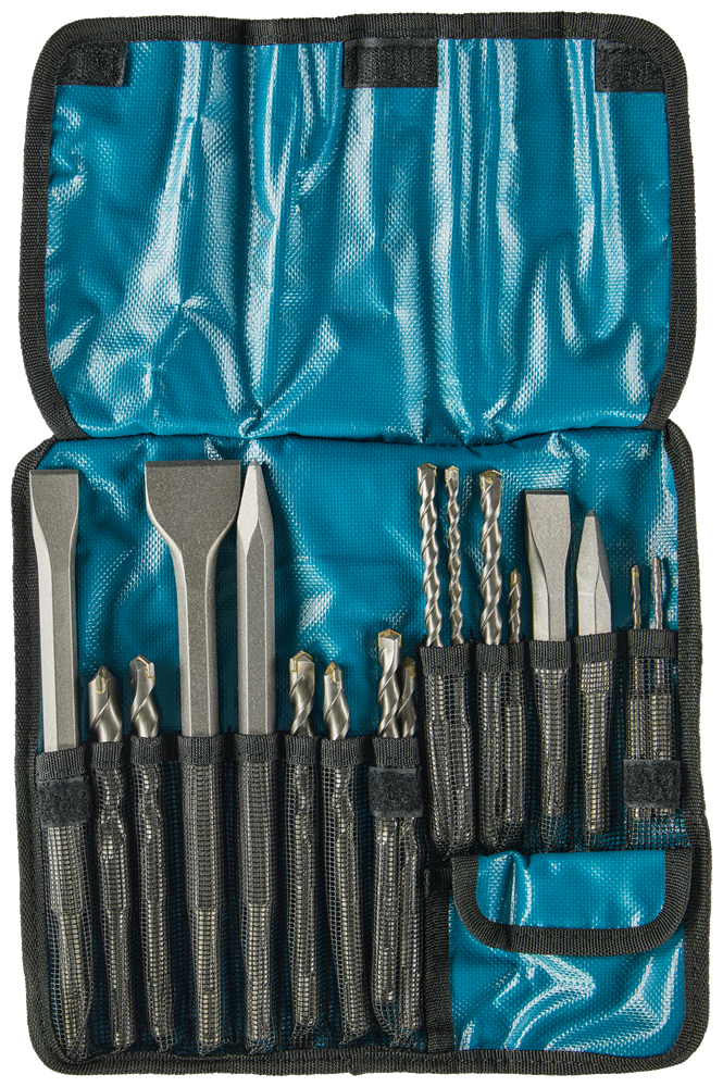 Makita accessoires jeu de forets et burins 17 pièces - d-53300 d-53300