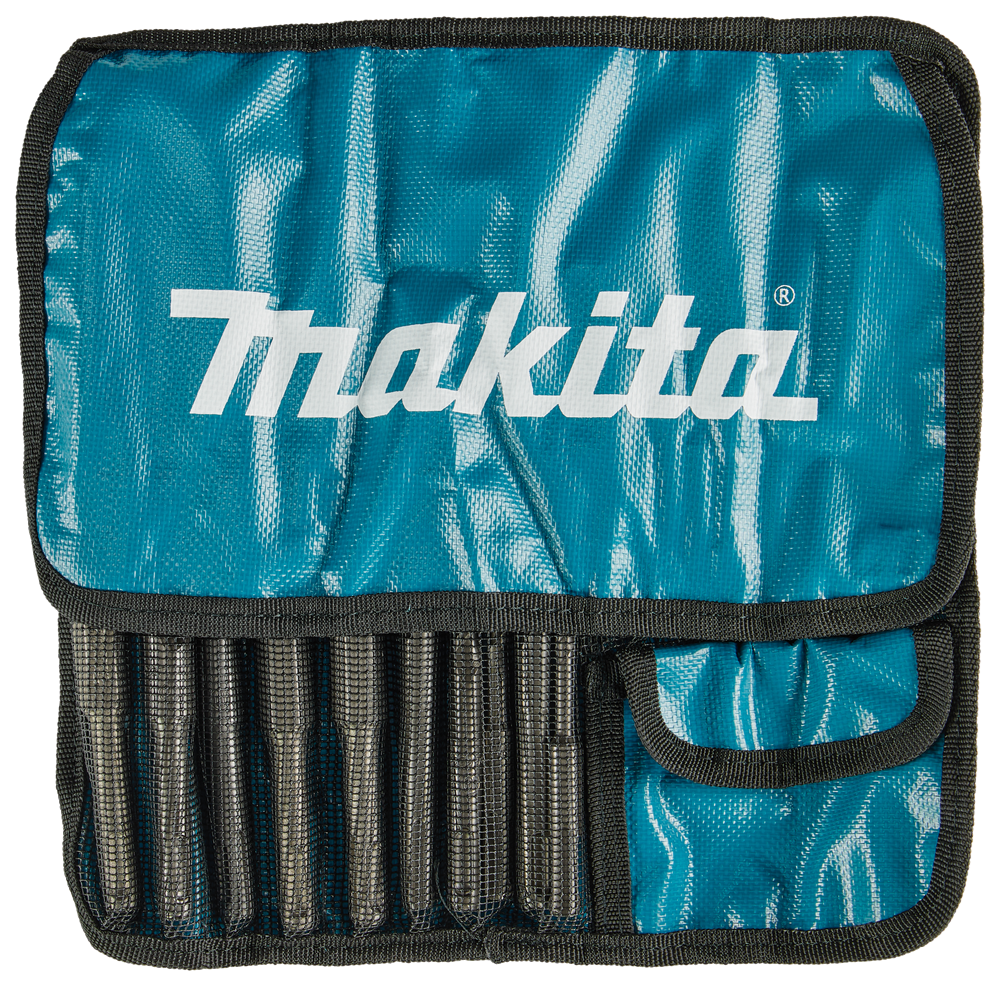 Makita accessoires jeu de forets et burins 17 pièces - d-53609 d-53609