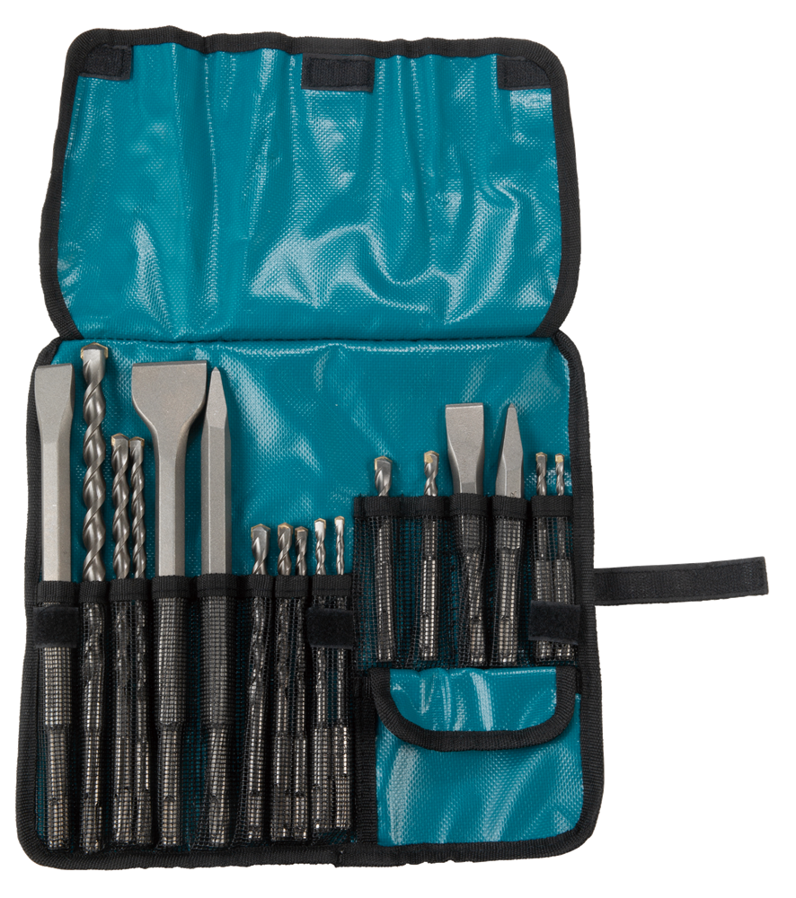 Makita accessoires jeu de forets et burins 17 pièces - d-53621 d-53621