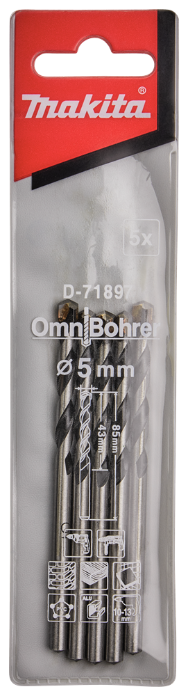 Makita accessoires multi-perceuse 5x85mm - d-71897 d-71897