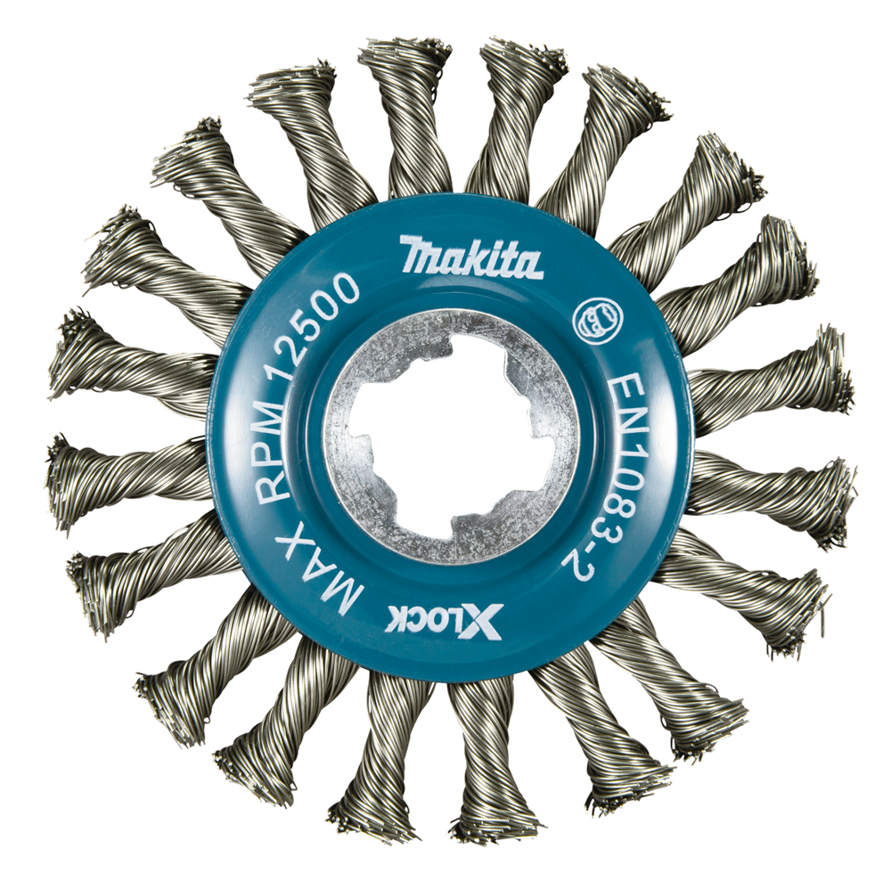 Accessoires Makita brosse ronde 115mm x-lock - d-73352 d-73352