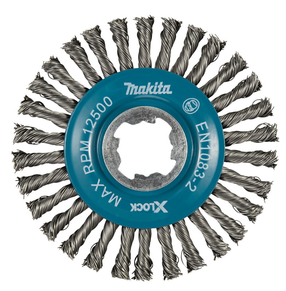 Accessoires Makita brosse ronde 115mm acier x-lock - d-73411 - d-73411