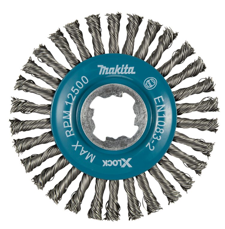 Accessoires Makita brosse ronde 115mm acier x-lock - d-73411 - d-73411