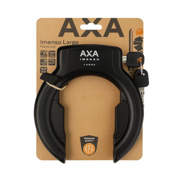 Axa antivol de cadre imenso grand rétractable - noir