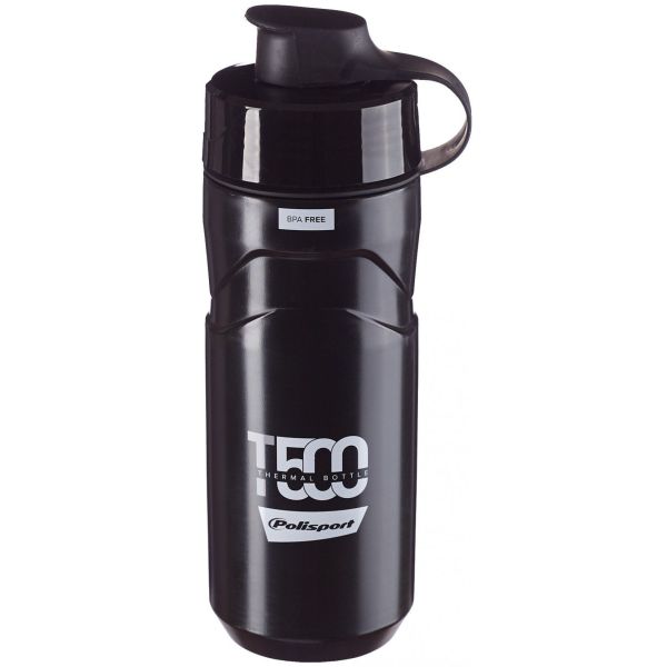 Polisport Bouteille Thermal T500 polypropylène 500 ml noir gris