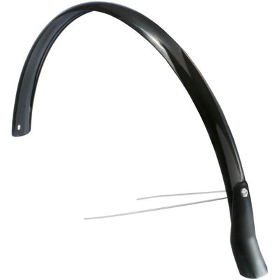 Jeu de garde-boue Snello 28 pouces 46 mm plastique noir