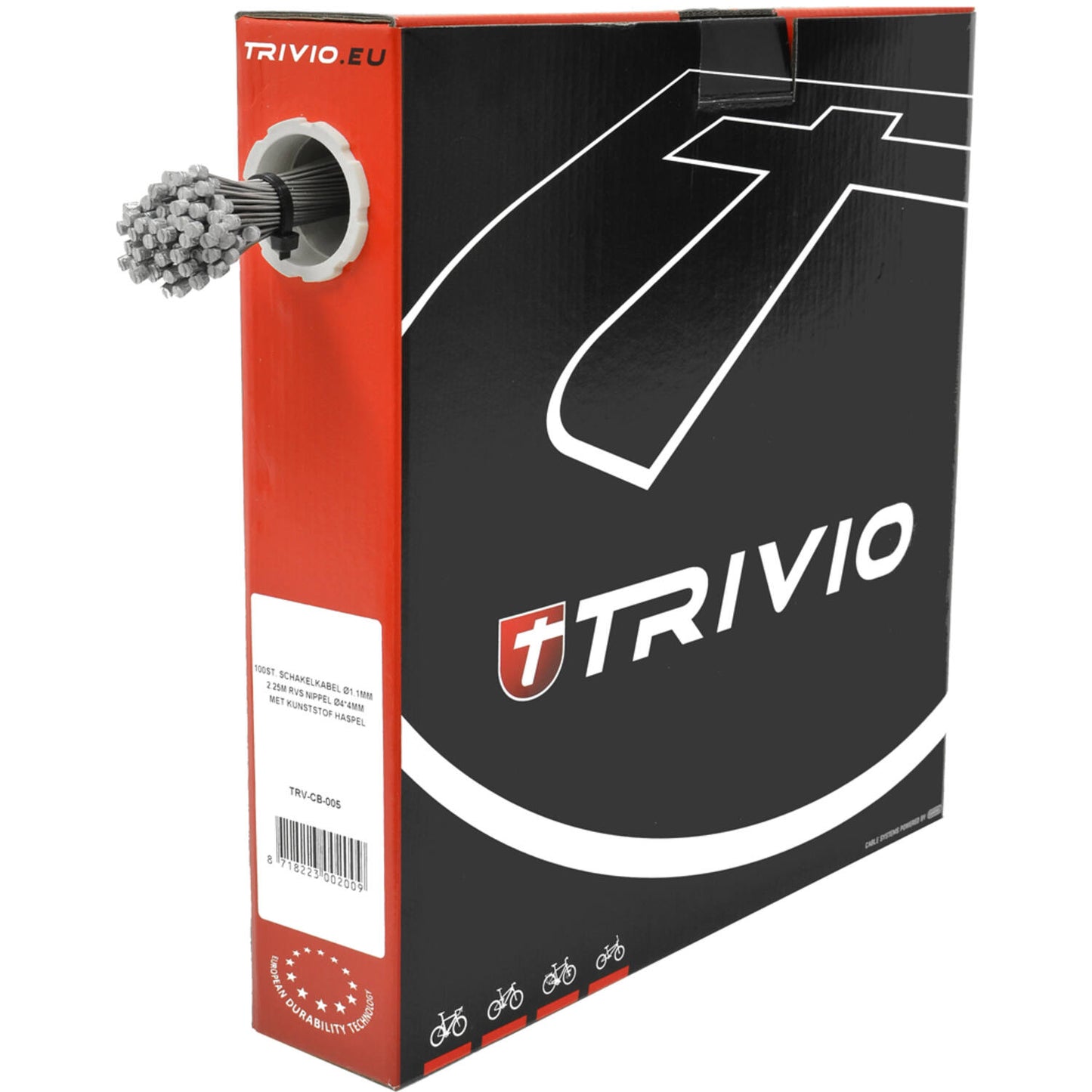Trivio - câble intérieur de dérailleur acier inoxydable 1,1x2250mm - 100 pcs.