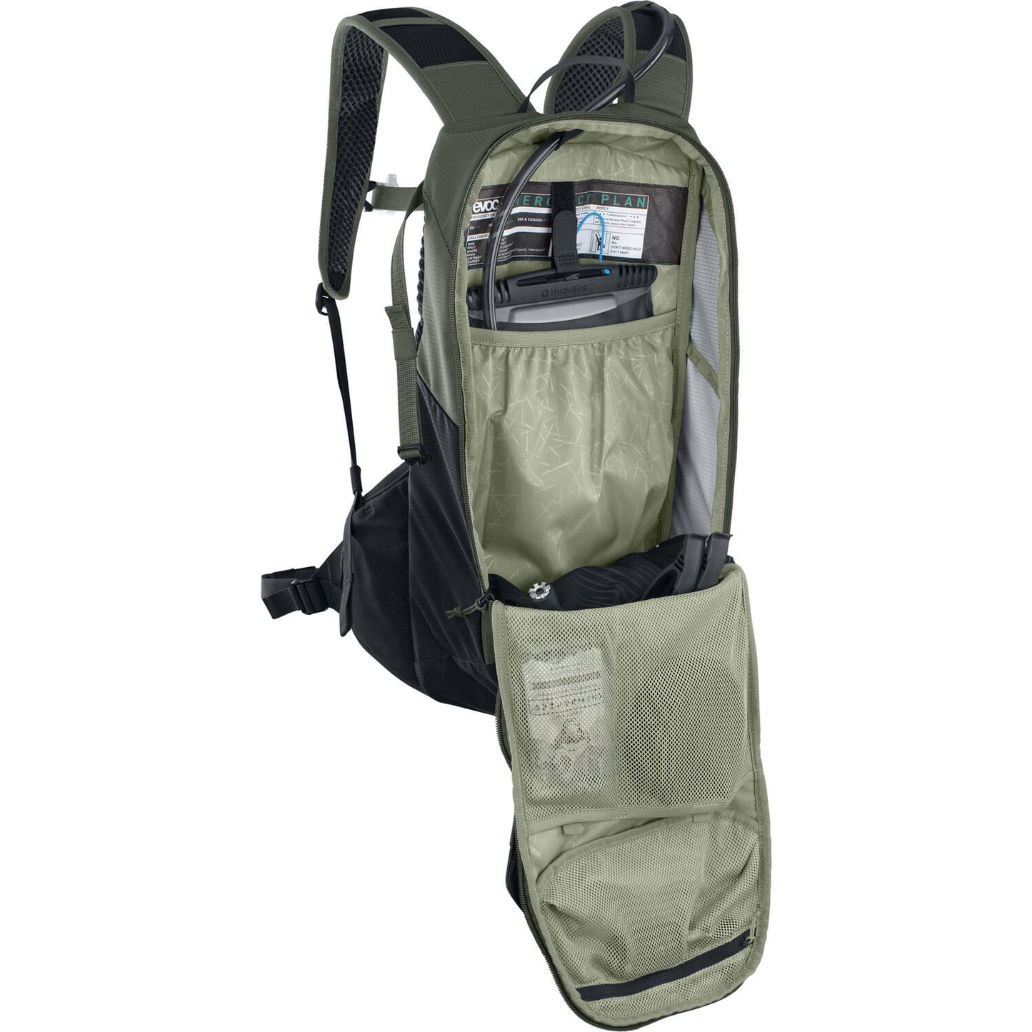 Evoc - ride 12 olive foncé noir notre taille 12l