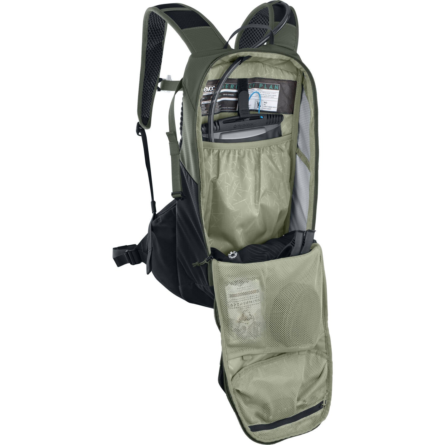 Evoc - ride 12 olive foncé noir notre taille 12l