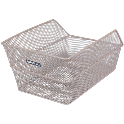 Panier de vélo de basilic Cento Basket arrière 24 x 38,5 x 11 cm Nude Metallique