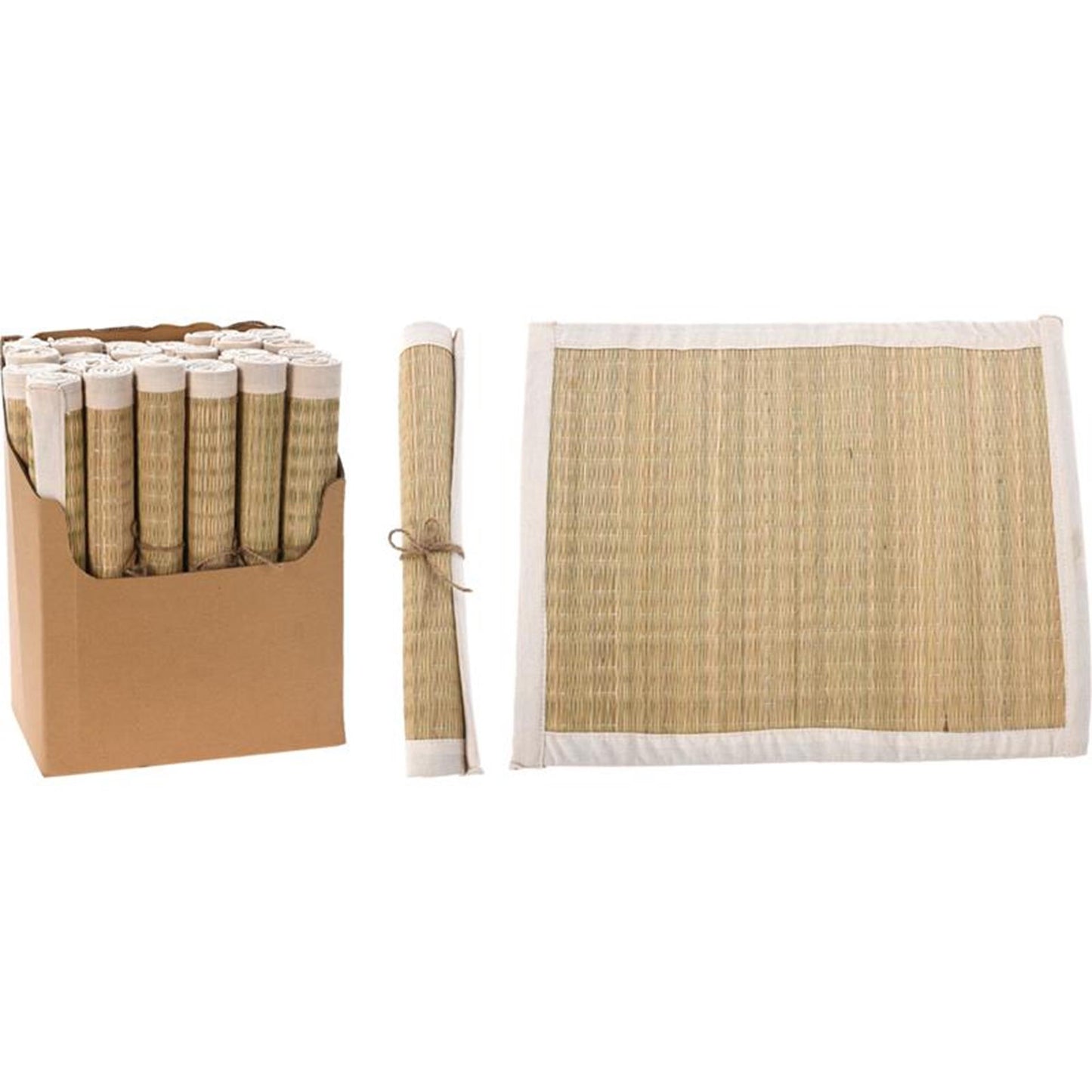 Excellent set de table en coton herbe 30x45cm