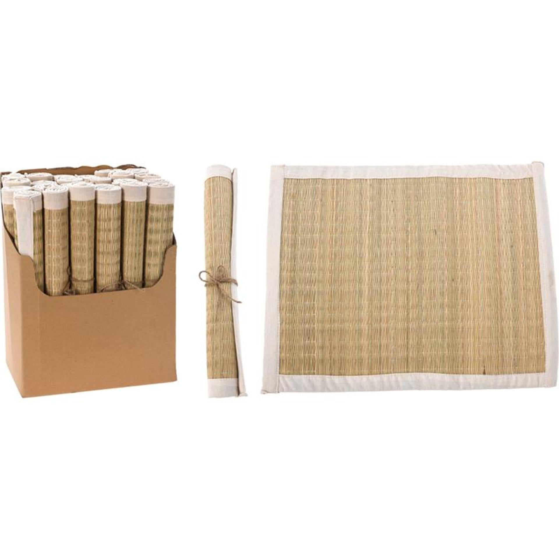 Excellent set de table en coton herbe 30x45cm