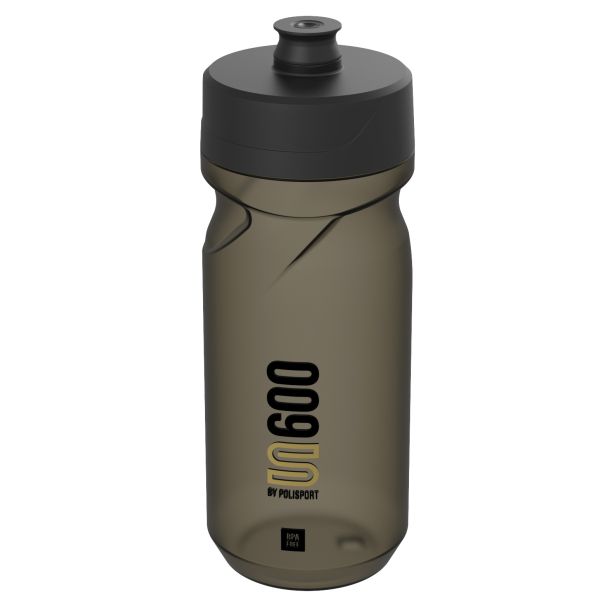 Polisport Bidon avec capuchon à vis S600 600 ml Restyle Transparent noir