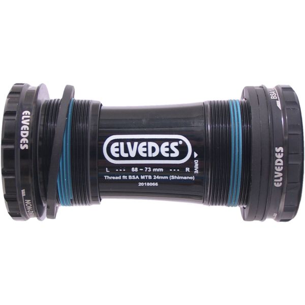 Boîtier de pédalier Elvedes Shimano Mtb Atb 24Mm Noir