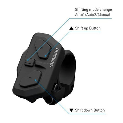 Unité de commutation Shimano (à droite) Di2 SW-EN600-R 22,2 mm Klemming