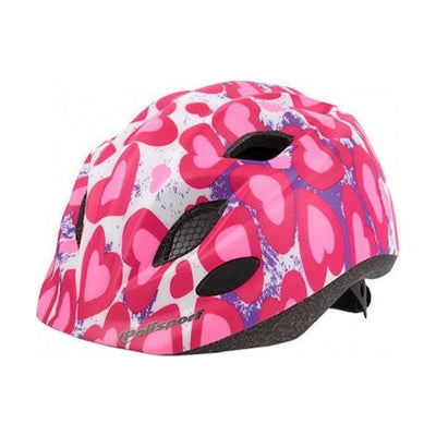 Polisport Kinderhelm Glitterhearts. Taille: S (52 56 cm), couleur: rose