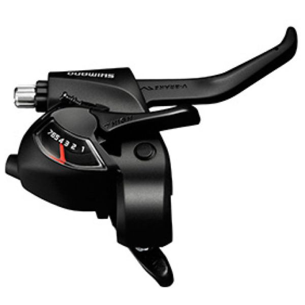 Shimano Versteller (à droite) avec levier de frein à 7 vitesses ST-EF41 Black