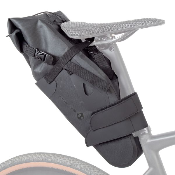 M-Wave Saddle Sac Rough Ride II - Black - 12 litres (L)