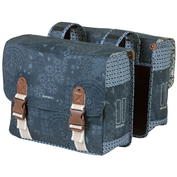 Basil Boheme Sacoche double pour vélo - Bleu