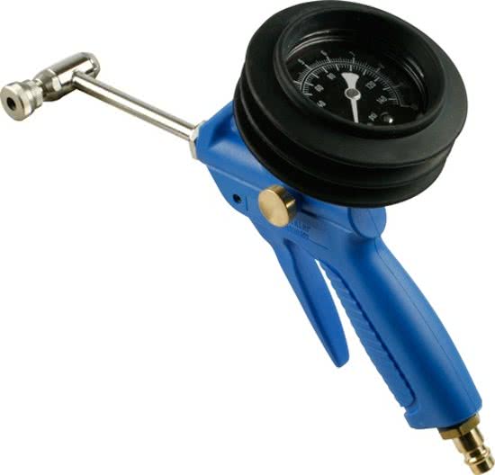 Pistolet alligator tête pivotante manomètre + évent
