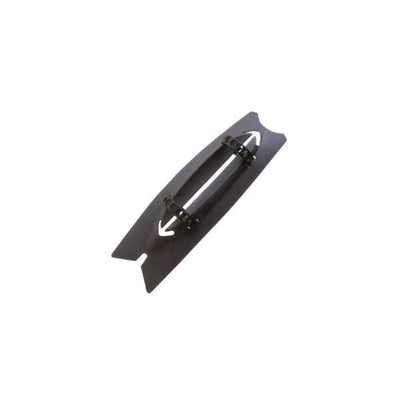 Bavette avant XL 33 cm noir
