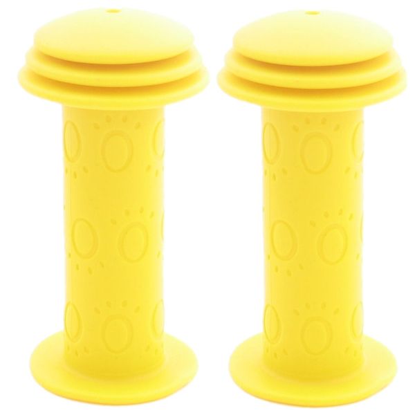 Poignées de vélo Edge Kiddy Kids - 96mm, jaune
