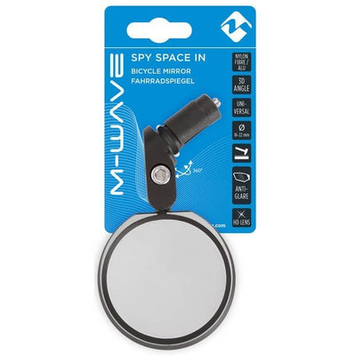 Miroir à vélo M-Wave Mirror Spy Space Fixation dans le tube d'étoile