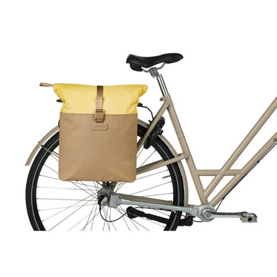 Basil vélo shopper vive mik 15-20l 11 x 29 x 34 cm - jaune sable