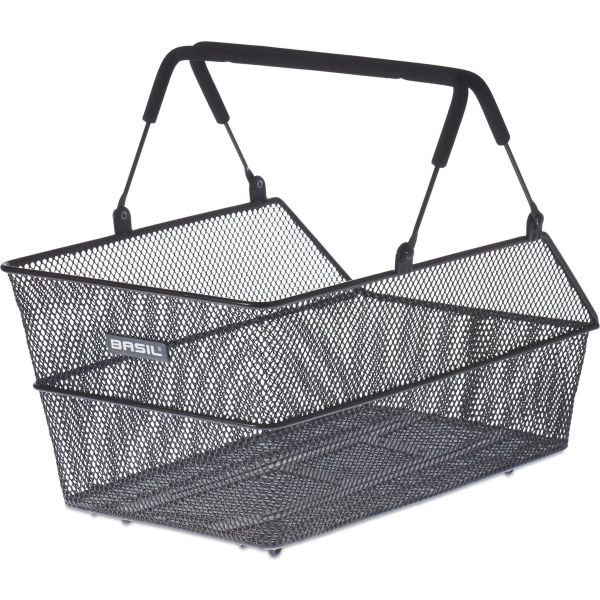 Basil Cento S Multi-Basket à vélo - à l'arrière - petit - noir