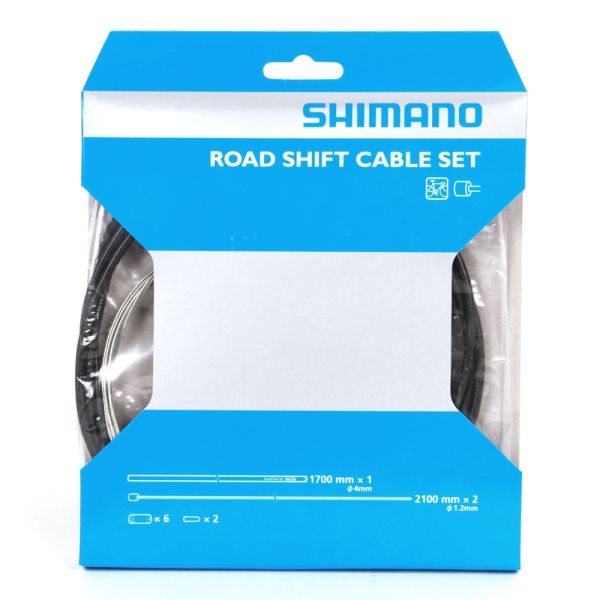 Shimano Gear Cable Set Sis40 Race Black