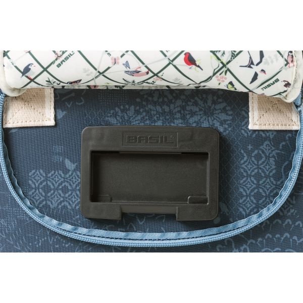 Basil Bohème City Bag - bleu, élégant sac à main, à bandoulière et à guidon, résistant à l'eau, capacité de 8 litres