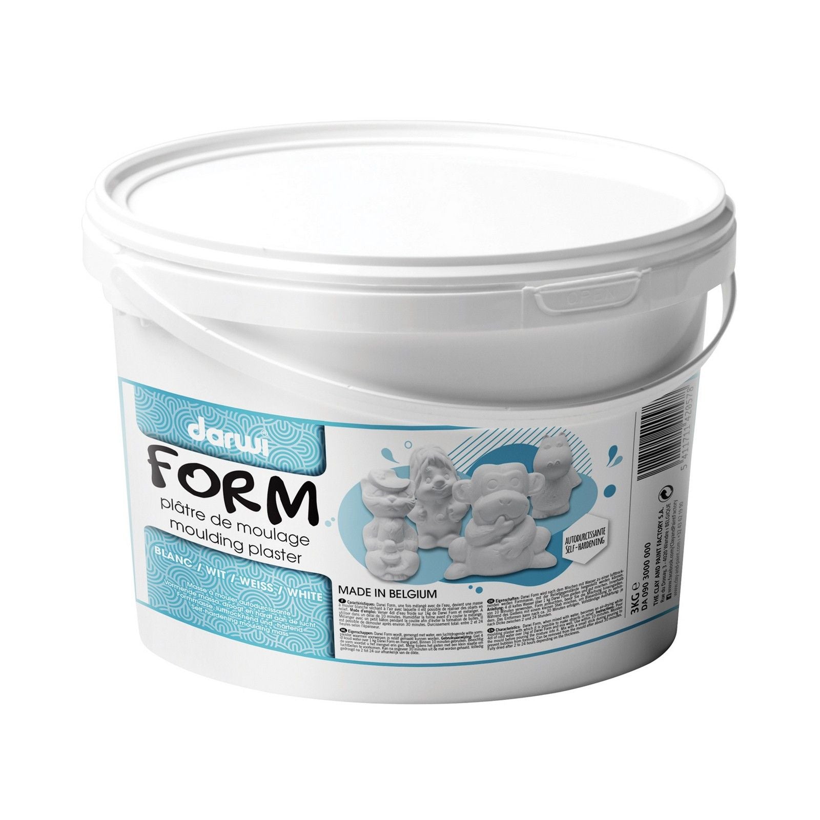 Darwi sans marque • seau à plâtre de forme 3kg