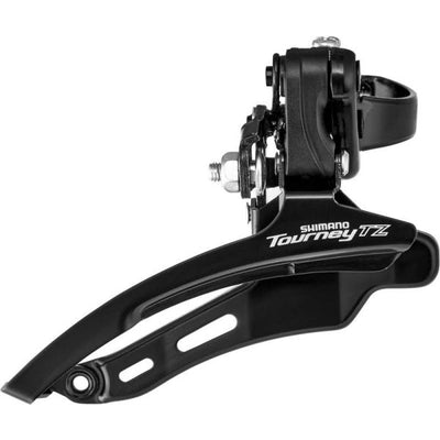 Shimano Voorkerilleur 6 Tourney à 7 vitesses TZ FD-TZ510 Down Swing Low Blamp Ø31,8 mm 48T