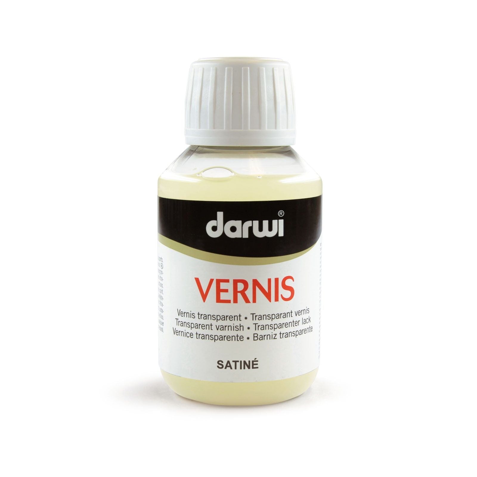 Sans marque darwi • vernis satiné transparent 100ml