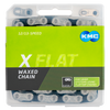 Chaîne Kmc x-flat 12 13v 126l sram ciré argent noir