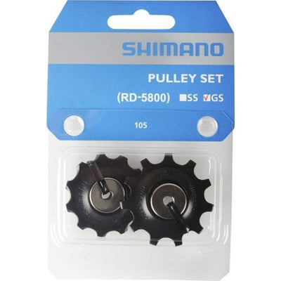 Jeu de roues de dérailleur 11 vitesses Shimano 105 RD-5800-GS (pour chape longue)
