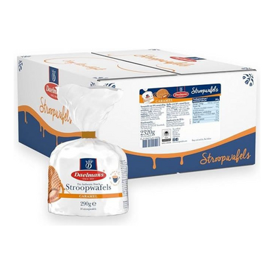 Daelmans stroopwafels sachet touffe caramel (8x 290gr)